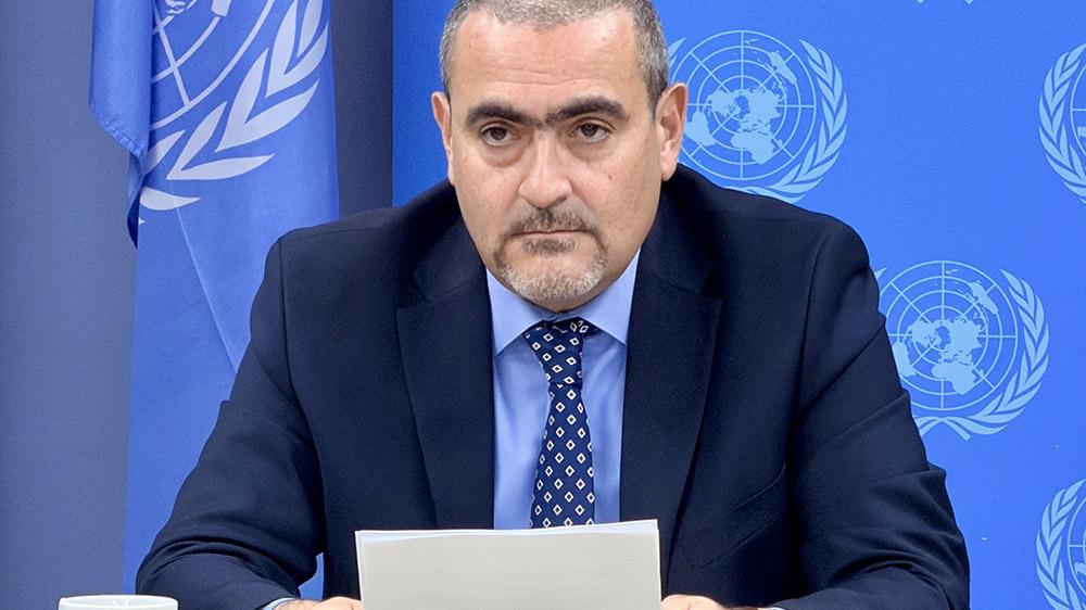 Deputy Special Coordinator Ramiz Alakbarov briefs the Security Council on the Situation in the Middle East 