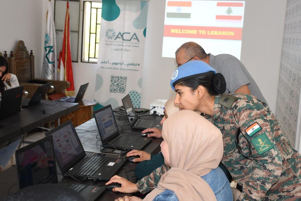 Peacekeepers launch computer course for local women