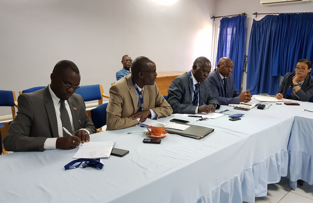 Special Envoy Michel Kafando meets with Opposition representatives from the Amizero, Sahwanya and RANAC parties in Bujumbura, 6 Sept 2018. Photo: OSESG-B, N. Viban