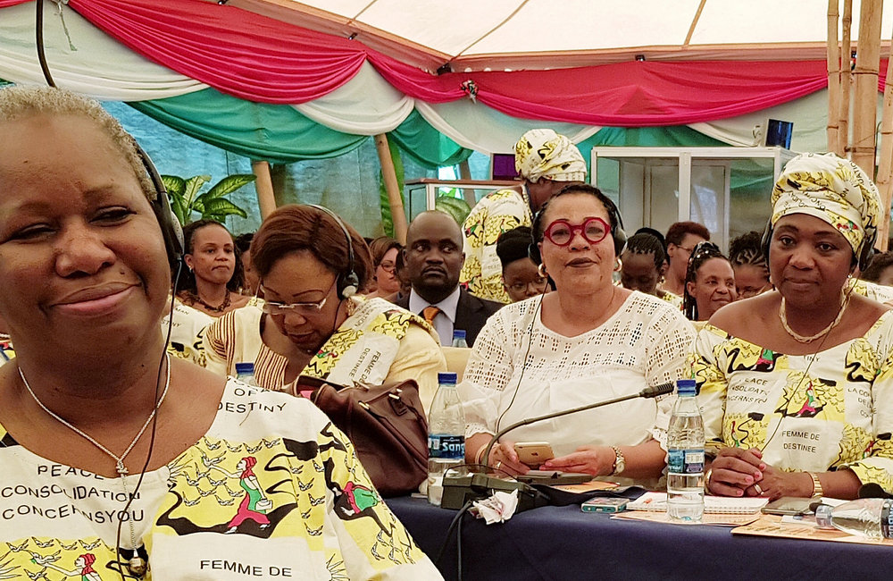 ASG Bintou Keita and team attend the 2nd International Women Leaders Conference in Bujumbura, 24 Oct 2019. UN/Napoleon Viban